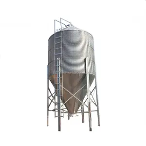 Large farm feed tower silos poultry feed silo/grain silos HJ-N12T