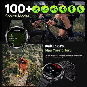 Reloj Inteligente Ulefone Armor Watch Pro con Pantalla AMOLED de 1.5'', GPS Integrado, Monitor de Ritmo Cardíaco, Magnético, Resistente al Agua IP68, Reloj Deportivo - Product Image 5
