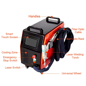 Zixu Hand Held QCW Pulse Laser Spot Soldering 1200W Copper Pipe Tube Rod Stick Sheet Welding Machine 1mm - Product Image 6