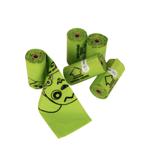 Eco Friendly Biodegradable <b>Compostable</b> Poo Waste <b>Bags</b> for Pet Dogs Poop <b>Bags</b> - Product Image 2