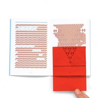 Polarizer Test Card Blue Red Decode Film Magnifier Yellow Green Lenses Password Books Blue Filter Red Filter Plastic Party