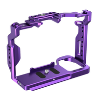 Cage pour appareil photo en alliage d'aluminium pour A7R V/A7 IV avec griffe porte-accessoire, kit de rig vidéo pour la production cinématographique