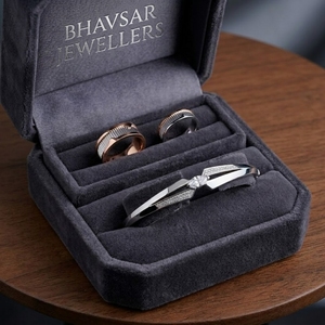 925 sterling silver <b>bracelet</b> ring bands jewellery <b>set</b> with stone geometric design for women elegant daily wear - Product Image 2