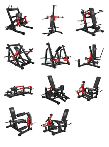 เครื่องออกกำลังกาย TOPTONS K108 สำหรับบริหารกล้ามเนื้อสะโพกและขา  ขายตรงจากโรงงาน เครื่องแบบวางแผ่นน้ำหนัก สำหรับใช้งานเชิงพาณิชย์ บริหารสะโพกและสควอท - Product Image 2