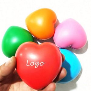 Promotion Gift Custom <b>Shape</b> Pu <b>Foam</b> Squeeze Relief Toy Heart Stress Ball - Product Image 3