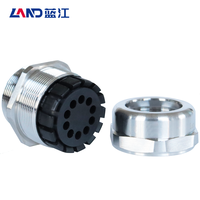 M/PG/G/NPT Connecteurs étanches filetés en acier inoxydable à dix trous Presse-étoupes pour connecter le câble