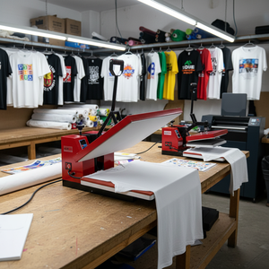 Presse à chaud numérique 40×60 cm pour sublimation avec minuterie et contrôle de température, presse à plat robuste pour l'impression sur vêtements et tissus - Product Image 3