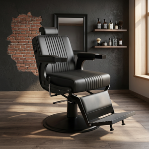 Chaise de coiffure de luxe décontractée, chaise de coiffure haut de gamme, chaise robuste, chaise de salon de coiffure, chaise pour coiffure à l'huile, chaise entièrement en aluminium - Product Image 5