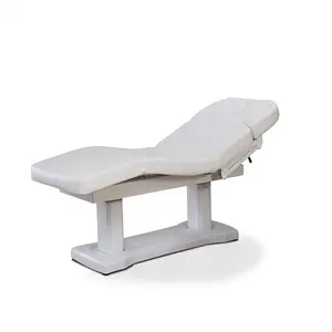 Kisen – table de massage électrique moderne, lit de cils de beauté incurvé blanc thaïlandais, spa 3 moteurs