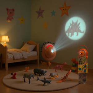 <b>Animal</b> Projector 28x7x5 Cm with Dinosaur and <b>Animal</b> Figures <b>Plastic</b> Alkaline AAA Battery for 4-6Y Kids Playtime Fun - Product Image 3