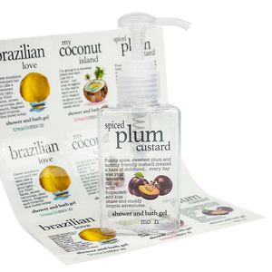 Tùy chỉnh in đầy đủ màu sắc không thấm nước dính nhựa trong suốt rõ ràng Logo Sticker nhãn - Product Image 4