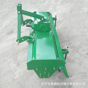 Farm <b>Cultivator</b> Rotary Tiller Green With Gearbox High Productivity For Agricultural Land Preparation - Product Image 2