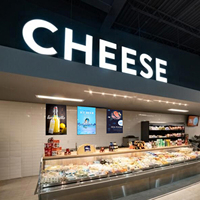 Panneau d'affichage numérique en acrylique personnalisable, boîte à lumière led pour la publicité, pour les restaurants, les panneaux électroniques