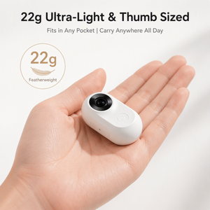 Mini Telecamera Indossabile HD 1080P con Schermo LCD Posteriore per Anteprima, Magnetica e Senza Mani per Vlog - Product Image 5
