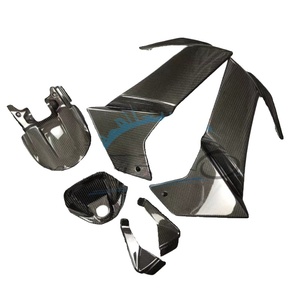 Apulia RS660 Modification de brasage en Fiber de carbone coque de voiture entière avec garde-boue avant culbuteur arrière aile d'air fixe-carbone sec - Product Image 1