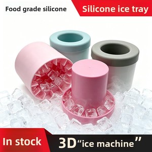 Moule à glaçons en silicone de qualité alimentaire premium, en stock, conception à démoulage facile pour la fabrication et le stockage de glaçons, congélation rapide - Product Image 5