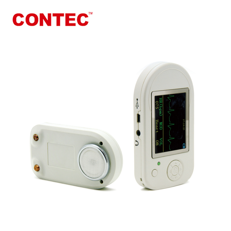 Stéthoscope numérique visuel multifonctionnel médical électronique de cardiologie de SPO2 de CMS-VESD de CONTEC superbe de Sep