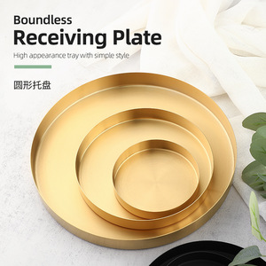 Light Luxury Stainless Steel <strong>Tray</strong> for High-grade Jewelry for Necklace Ring Storage for Fruit Snack <strong>Candy</strong> Living Room - Product Image 6