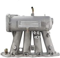Manifold Intake Billet Aluminium Corong Udara untuk Mesin Diesel Marine 2JZ 1JZ G35 K20 TB48 RB30 R56 R32 RB26DETT RB25DET GT86 H22A L31