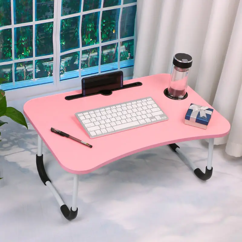 LBB Dropshipping per Computer portatile supporto per piccolo letto scrivania da studio portatile tavolo con linguetta e porta tè in Indonesia