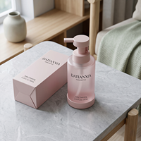 Bouteille en verre rechargeable en gros pour mousse, avec tête de pompe haut de gamme et emballage personnalisable