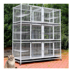 Jaula grande y pesada para mascotas, recubrimiento de polvo de Metal, 4 capas - Product Image 3