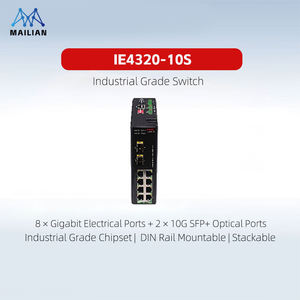Conmutadores de Red Gigabit Ethernet Industriales H3C Serie IE4320 para Riel DIN, 3.3Tbps, 12 Puertos, para Entornos Industriales Hostiles - Product Image 2