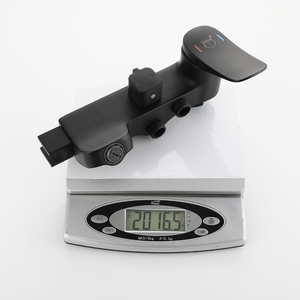 Hiện đại Chrome hai chức năng phòng tắm vòi sen ba chức năng tay phun Brass phòng tắm vòi nước màu xám phòng tắm Mixer - Product Image 5