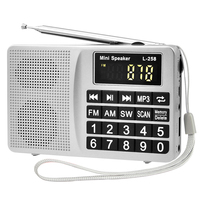 LCJ L-258 multi-bande large bande radio portable FM AM SW avec bouton de balayage automatique et roue de réglage