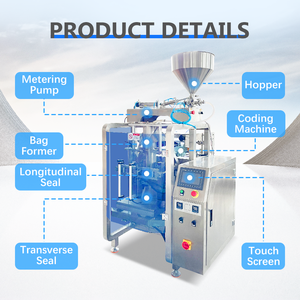 Ensacheuse de sauce tomate de précision : Machine horizontale de formage, remplissage et scellage avec contrôle PLC et conception sanitaire en acier inoxydable - Product Image 6