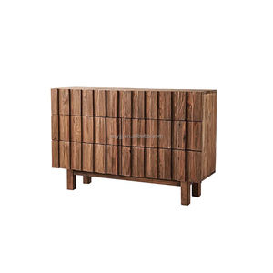 ตู้ไม้เนื้อแข็งทำมือสไตล์โมเดิร์น ความจุขนาดใหญ่ สำหรับห้องนั่งเล่น อพาร์ทเมนท์ ประหยัดพื้นที่ 5+ ลิ้นชัก เหมาะสำหรับโรงแรม วิลล่า ห้องรับประทานอาหาร - Product Image 3