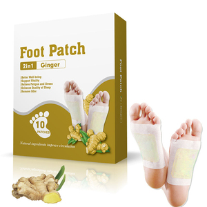Parche de Jengibre Tradicional para Pies, Parche de Medicina Tradicional China Portátil, Promueve la Circulación Sanguínea y Mejora el Sueño - Product Image 1