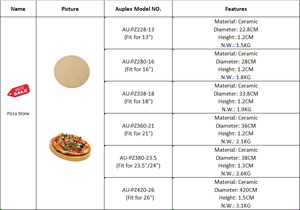 AUPLEX Accessoire de cuisine d'extérieur Outil de <span class=keywords><strong>barbecue</strong></span> durable avec <span class=keywords><strong>pierre</strong></span> à pizza essentielle pour griller et cuire - Product Image 4