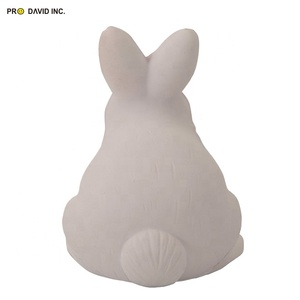 สติ๊กเกอร์ของเล่นบีบอัด PU ลดความเครียด ผิวนุ่ม ลายการ์ตูนกระต่าย บอลคลายแรงกด - Product Image 2