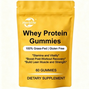Factory OEM ODM Whey Protein <b>Gummy</b> <b>Candy</b> Vegan Amino Acid Sports Nutrition Energy Supplement Creatine BCAA Whey Protein Gummies - Product Image 1