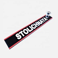 Großhandel Custom Car Runner Umwelt freundliche weiche PVC-Stangen matten Silikon Bar Runner Mat