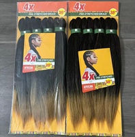 Cheveux à tresser pré-étirés en gros 4X Ez Braiding Hair 38" 240g Extensions de cheveux pour tresses africaines Cheveux à tresser Yaki pour femmes
