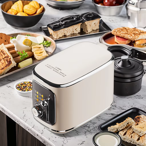<span class=keywords><strong>Grille</strong></span>-<span class=keywords><strong>pain</strong></span> à 2 tranches avec réglage de la température à 6 niveaux + bouton d'annulation, curseur, plateau à miettes. - Product Image 5