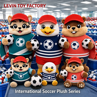 Peluche de Mascota de Fútbol Personalizado, Juguete de Peluche para Eventos Deportivos, Fabricante de Peluches Personalizados OEM ODM, Regalo Promocional