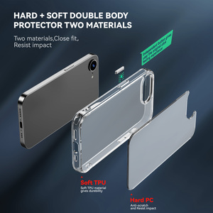 Kho New TPU Acrylic trường hợp điện thoại cho Iphone 16e trong suốt rõ ràng chống vàng điện thoại di động Trường hợp đối với iPhone 16 15 14 13 12 - Product Image 6