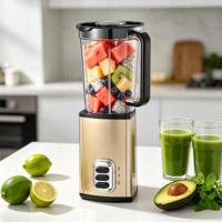 Mixeur Électrique pour Smoothies avec Moteur en Cuivre Pur et Lames en Acier Inoxydable, Appareil de Cuisine Allemand pour la Maison