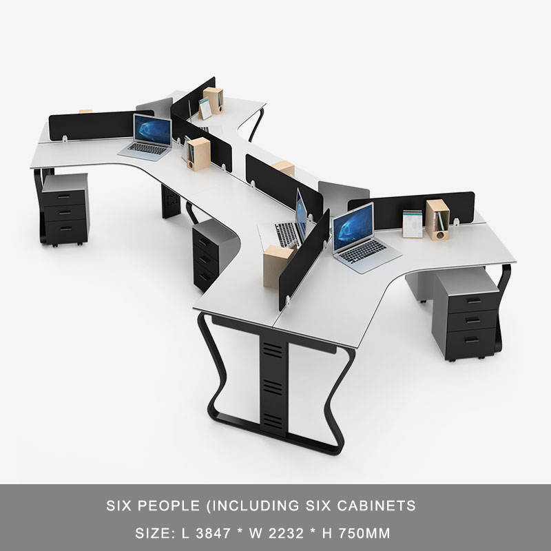 office desk for 6 person
