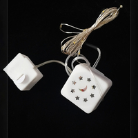 Guirlande lumineuse musicale à piles LED pour mariage, anniversaire, décoration de boîte, vis, 1 m, guirlande métallique, accessoires de fête