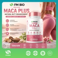 Capsules Maca Plus OEM ODM Marque Privée pour Femmes : Amélioration et Raffermissement des Fesses, Complément Quotidien Énergisant à Base de Racine de Maca pour les Courbes des Hanches