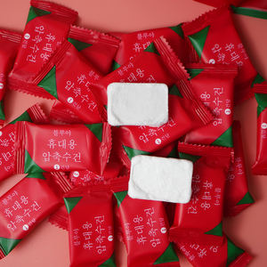 Pabrik Langsung Label Pribadi Membersihkan Kain Lap Sekali Pakai Handuk Wajah Katun Terkompresi - Product Image 6