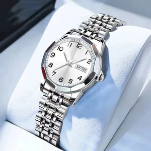 Nouvelle montre-bracelet à quartz pour femme, modèle simple, étanche, avec bracelet en acier - Product Image 2