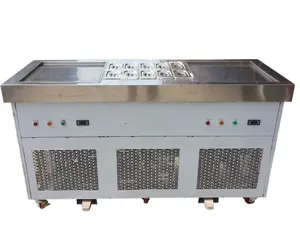 Máquina de sorvete fritar de controle de temperatura, máquina de sorvete fritar/fritar tailândia