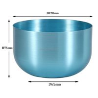 Support à bougie en aluminium pour la décoration intérieure, candélabre fait main, forme décorative antique, porte-bougie parfumée, pot à cire, bougie votive