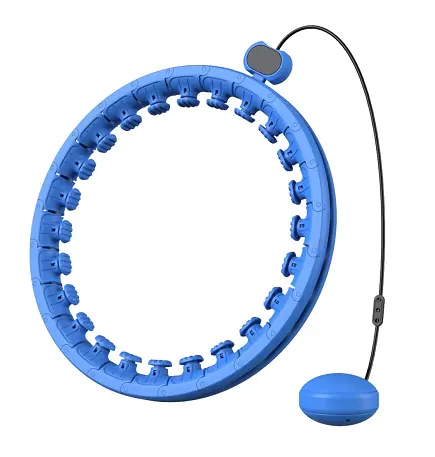 Manufaktur Hula cincin Kebugaran Lingkaran pintar dewasa dengan bobot yang dapat disesuaikan Hoola Hoola Hoop cerdas lepas pasang