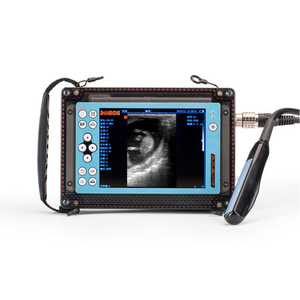 Échographie vétérinaire numérique en mode B - Détecteur de grossesse bovine portable avec sonde rectale pour élevage et clinique vétérinaire - Product Image 1